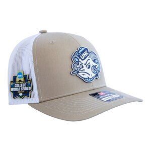 North Carolina Tar Heels 2024 Men's College World Series 3D Snapback Trucker Hat
